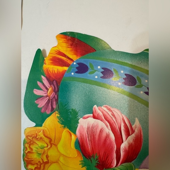 Vintage Easter Cutouts Eureka Diecut Paper Cardboard Wall Classroom Decorations - Picture 9 of 10